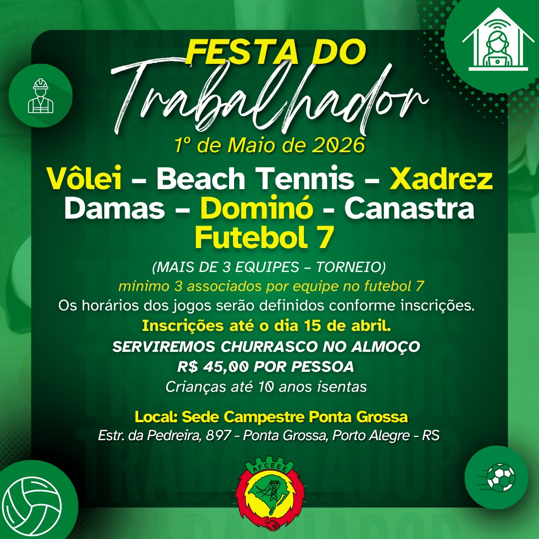 Festa do Trabalhado AFCEEE 2026